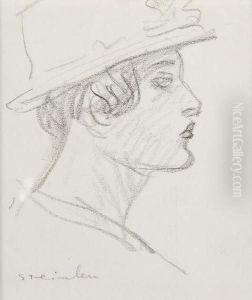 Jeune Femme Au Chapeau