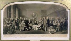Eminent Men of Science, 1807-08, Assembled in the Library of the Royal Institution, 4th June 1862 by F & Walker, William Skill
