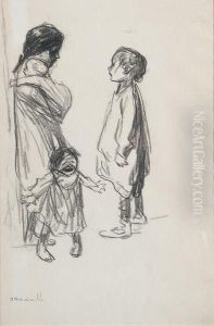 Enfants Des Rues by Theophile Alexandre Steinlen