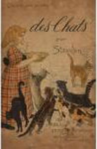 Des Chats by Theophile Alexandre Steinlen