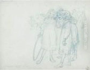 Jeux Innocents by Theophile Alexandre Steinlen