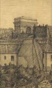 L'arc De Triomphe by Theophile Alexandre Steinlen