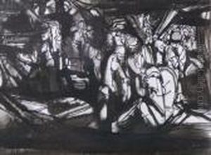 Le Portement De La Croix by Theophile Alexandre Steinlen