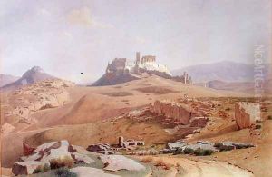 View of the Acropolis, 1887 by Louis Spangenberg