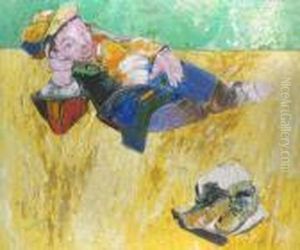 Nu Debout, De Dos by Theophile Alexandre Steinlen