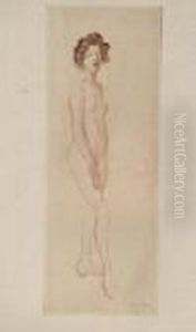 Modele Debout by Theophile Alexandre Steinlen