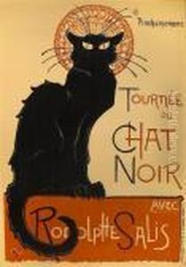 Tournee Du Chat Noir De Rudolphe Salis by Theophile Alexandre Steinlen