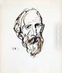 Autoportrait by Theophile Alexandre Steinlen