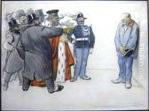 Le Coupable by Theophile Alexandre Steinlen