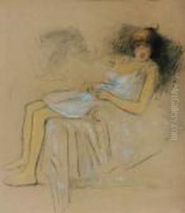 Modele Au Repos by Theophile Alexandre Steinlen