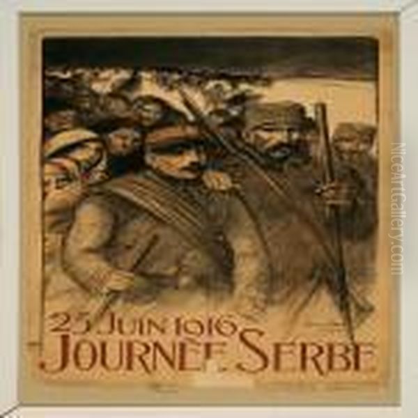 Journee Serbe by Theophile Alexandre Steinlen