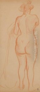 Femme Nue by Theophile Alexandre Steinlen