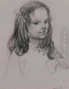 Portrait De Colette by Theophile Alexandre Steinlen