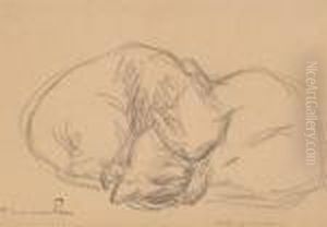 Chatons Jouant by Theophile Alexandre Steinlen