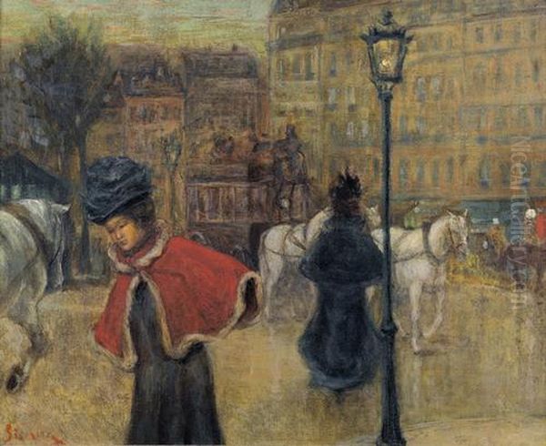Scene De Rue. - view 1