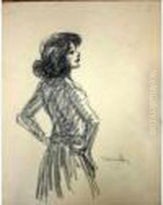 Femme Mains Sur Les Hanches by Theophile Alexandre Steinlen