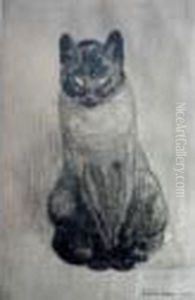 Chat Siamois by Theophile Alexandre Steinlen