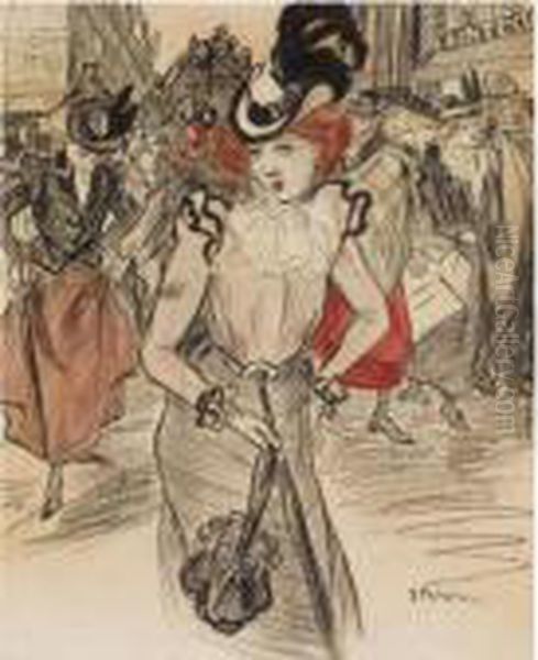 Elegant Woman In Paris - view 1