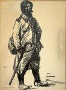 Heimkehrender Soldat by Theophile Alexandre Steinlen