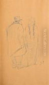 La Negociation by Theophile Alexandre Steinlen