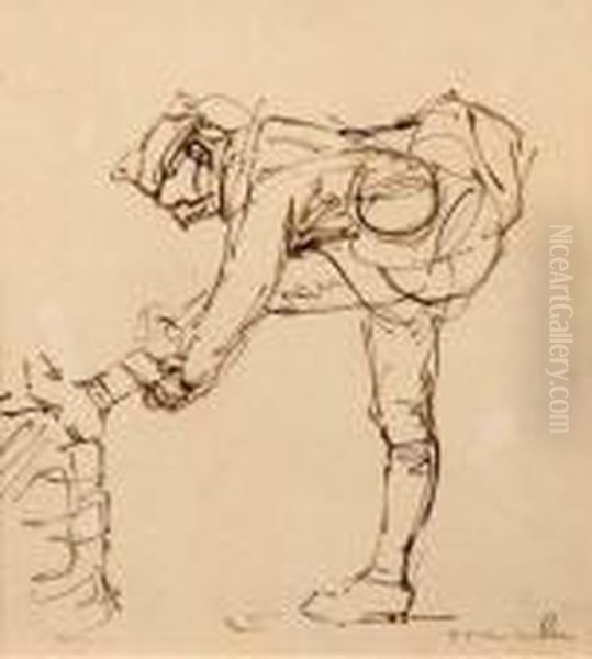 Study Of A Soldier - view 1