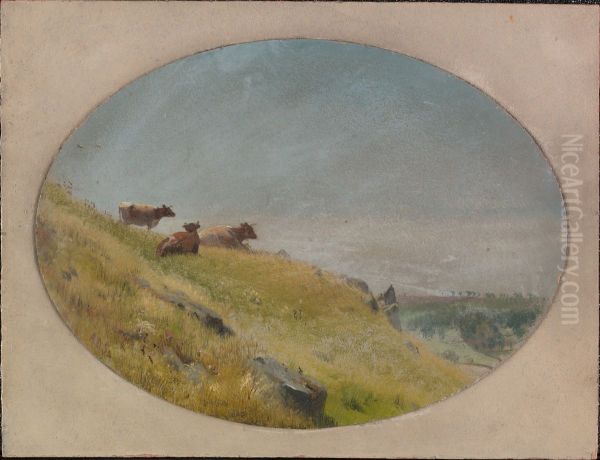 Landscape with Cows - view 1