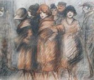 Prostitutes by Theophile Alexandre Steinlen
