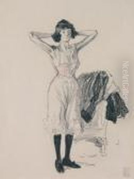 Jeune Femme En Deshabille - view 1