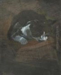 Cat by Theophile Alexandre Steinlen