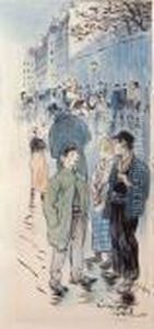 Les Dangers De Paris by Theophile Alexandre Steinlen