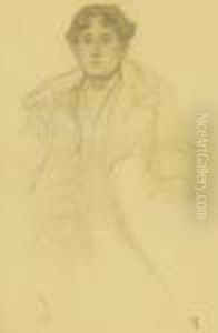 Portrait D'homme by Theophile Alexandre Steinlen