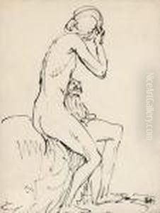 Nudo Di Schiena by Theophile Alexandre Steinlen