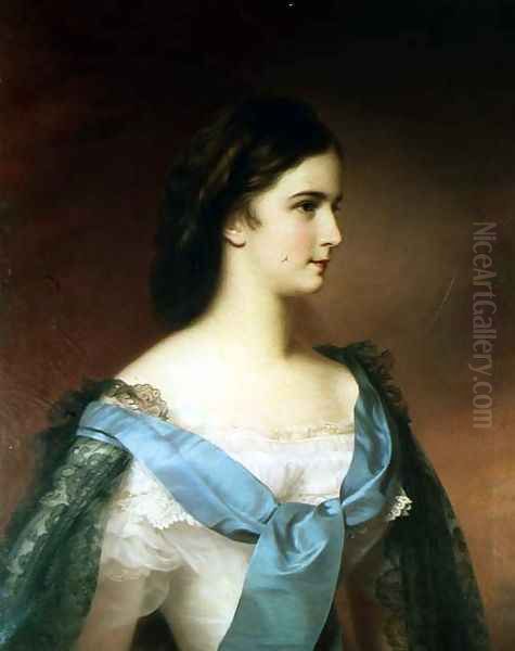 Empress Elizabeth of Bavaria 1837-98 as a young woman - view 1