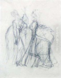 Elegantes by Theophile Alexandre Steinlen