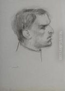 Portrait Presume De Pierre Renoir by Theophile Alexandre Steinlen