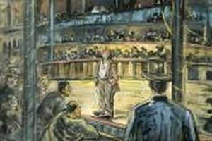 W Cyrku by Theophile Alexandre Steinlen