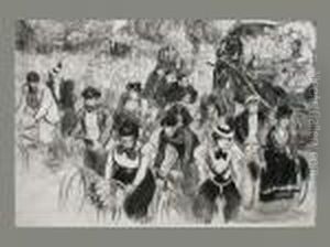 Paris A Velo by Theophile Alexandre Steinlen