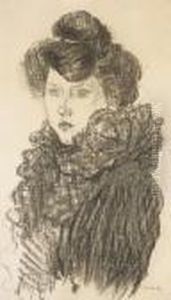Buste De Femme by Theophile Alexandre Steinlen