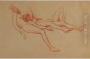 Les Deux Models by Theophile Alexandre Steinlen