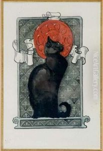 Le Chat Noir by Theophile Alexandre Steinlen