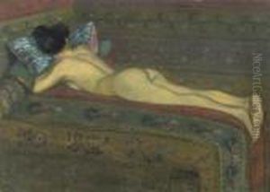 Reclining Figure. by Theophile Alexandre Steinlen