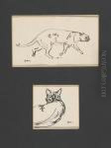2 Bll.: Katzenstudien.