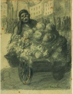 Vendeur Ambulant by Theophile Alexandre Steinlen