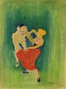 "der Aufdringliche Clown". by Theophile Alexandre Steinlen