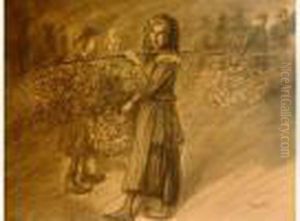 L'enfant Portant Du Gui