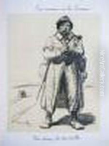 Un Vieux De La Vieille by Theophile Alexandre Steinlen