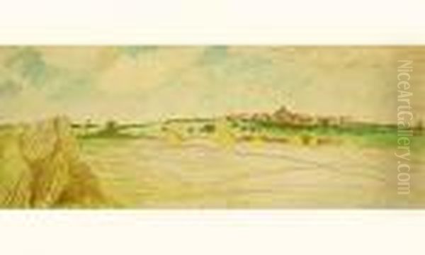 Paysage A La Meule De Foin - view 1