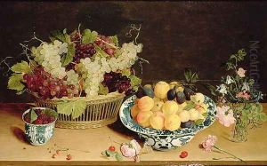 Still Life of Fruit and Flowers Still Life of Fruit and Flowers