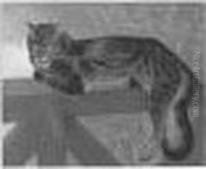 Ete - Chat Sure Une Balustrade (crauzat 292) Ete - Chat Sure Une Balustrade (crauzat 292)