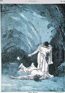 The Eye, from Jugend magazine, 1897 by Otto Seitz